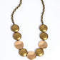 Engraved Energy - Brass - Paparazzi Necklace Image