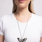 Aerial Attraction - Silver - Paparazzi Necklace Image