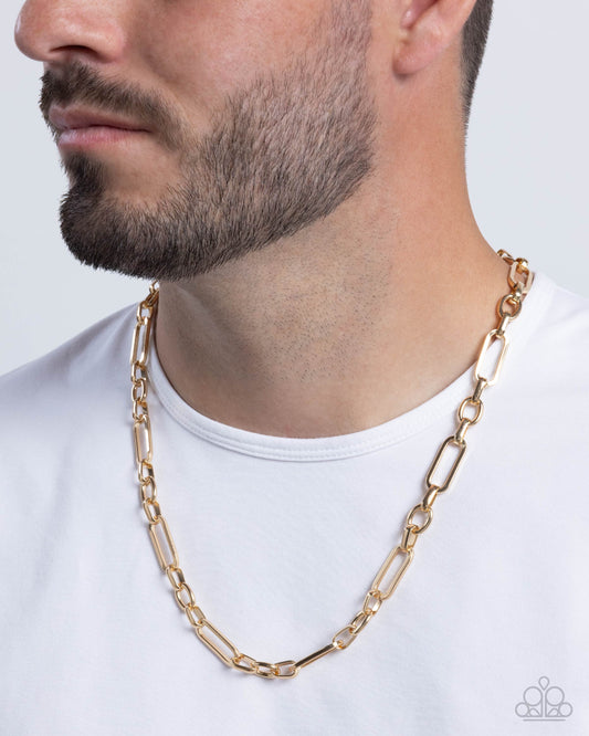 Neat Novelty - Gold - Paparazzi Necklace Image