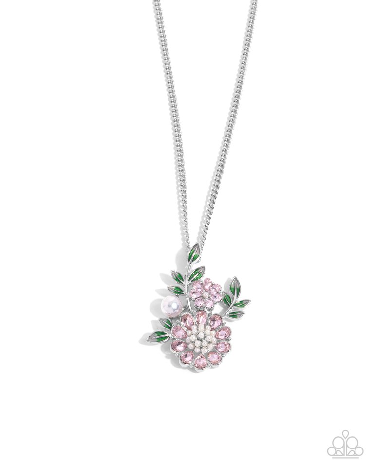 Botanical Bunch - Pink - Paparazzi Necklace Image