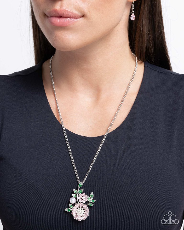 Botanical Bunch - Pink - Paparazzi Necklace Image