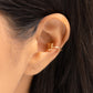 Aerial Attitude - Gold - Paparazzi Earring Image