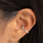 Aerial Attitude - Silver - Paparazzi Earring Image