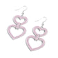 Dedicated Darling - Pink - Paparazzi Earring Image