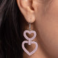 Dedicated Darling - Pink - Paparazzi Earring Image