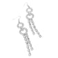 Chic Crowd - White - Paparazzi Earring Image