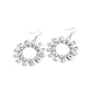 Wreathed Wish - White - Paparazzi Earring Image