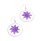 Dancing Daydream - Purple - Paparazzi Earring Image