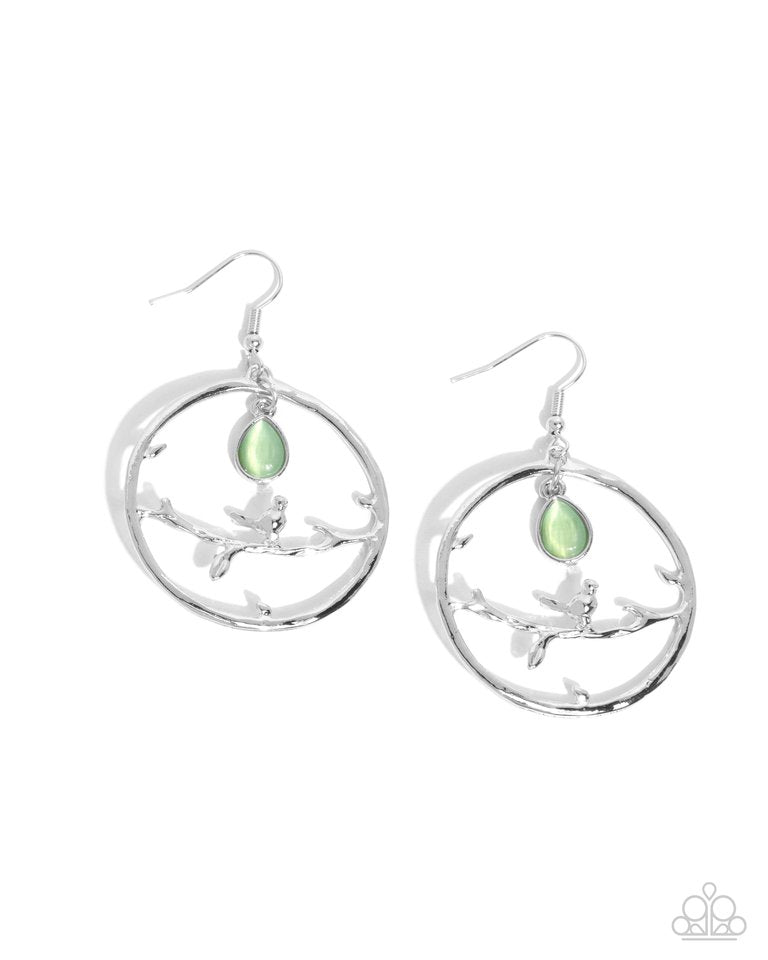 Picturesque Scene - Green - Paparazzi Earring Image