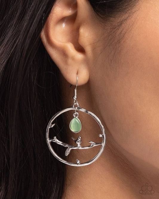 Picturesque Scene - Green - Paparazzi Earring Image