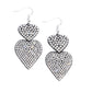 Never Enough Sparkle - Black - Paparazzi Earring Image