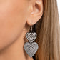 Never Enough Sparkle - Black - Paparazzi Earring Image