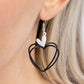 Acceptable Affection - Black - Paparazzi Earring Image