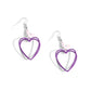 Acceptable Affection - Purple - Paparazzi Earring Image