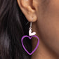 Acceptable Affection - Purple - Paparazzi Earring Image