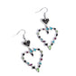 Parallel Passion - Black - Paparazzi Earring Image