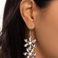 Fabulous Florals - White - Paparazzi Earring Image