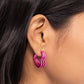 Memorable Love - Pink - Paparazzi Earring Image