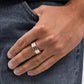 Bustling Basic - Silver - Paparazzi Ring Image