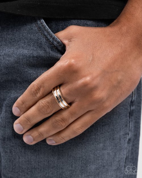 Bustling Basic - Silver - Paparazzi Ring Image