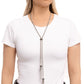 Tassel Transit - Black - Paparazzi Necklace Image