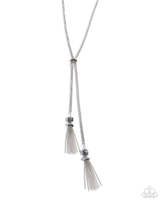 Tassel Transit - Black - Paparazzi Necklace Image