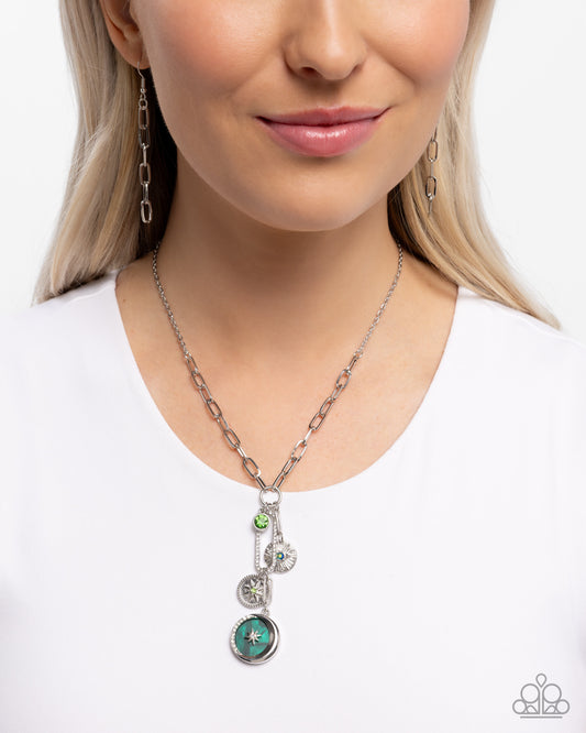 National Treasure - Green - Paparazzi Necklace Image