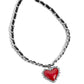 Austere Attraction - Red - Paparazzi Necklace Image