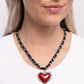 Austere Attraction - Red - Paparazzi Necklace Image