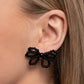 Opera Fanatic - Black - Paparazzi Earring Image