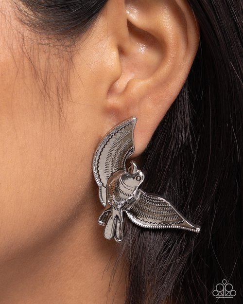 Bird of PLAY - Paparazzi Earring Image