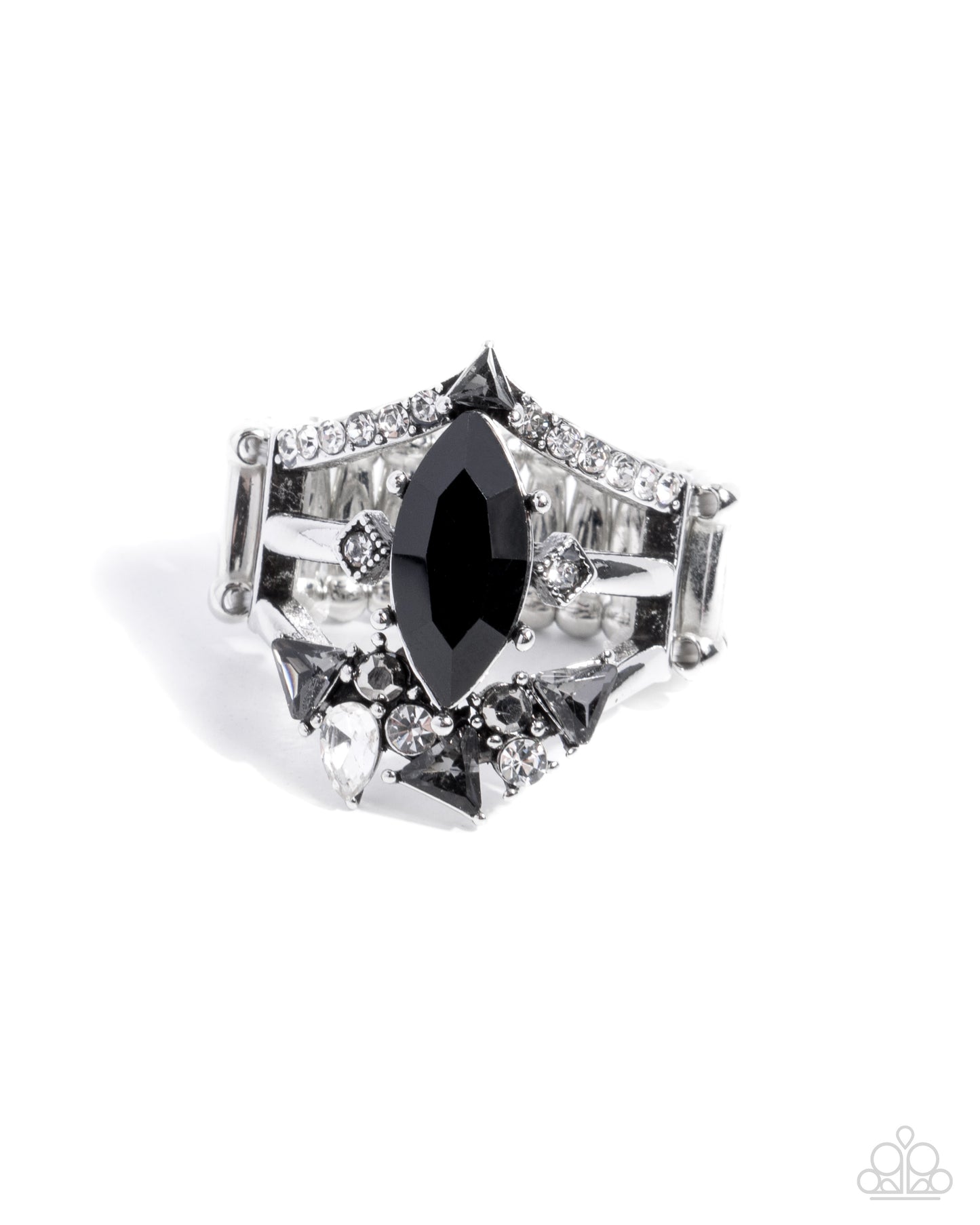 Paparazzi Ring ~ Beggin for Bling - Black