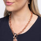 Locked Lady - Copper - Paparazzi Necklace Image