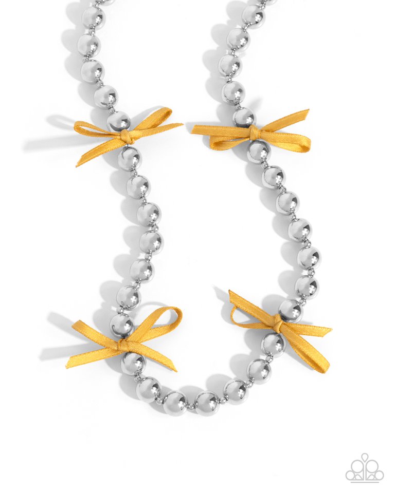 Elegant Event - Yellow - Paparazzi Necklace Image