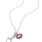 Read My Lips! - Red - Paparazzi Necklace Image