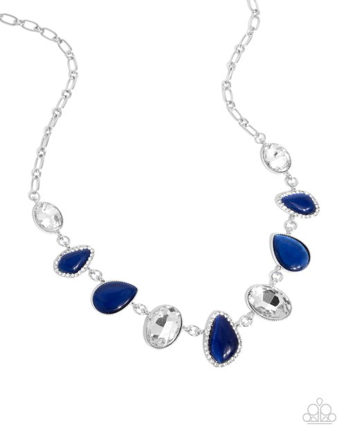 Royal Ready - Blue - Paparazzi Necklace Image