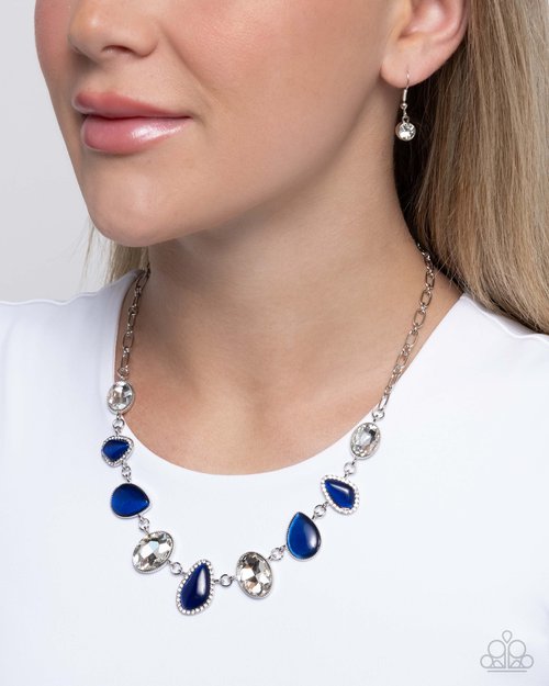 Royal Ready - Blue - Paparazzi Necklace Image