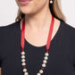 Exclusive Ease - Red - Paparazzi Necklace Image