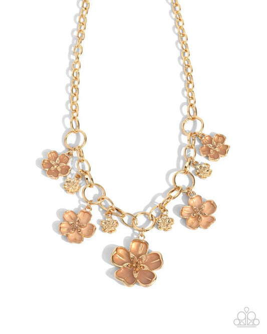 Secretive Sprig - Brown - Paparazzi Necklace Image