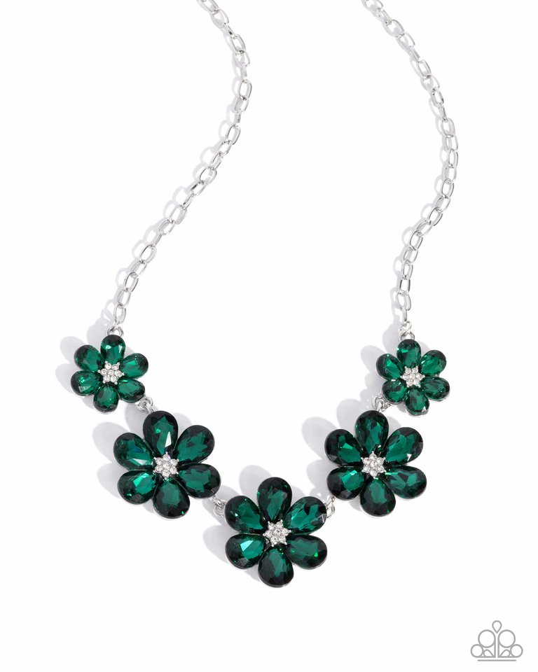 Whimsical Way - Green - Paparazzi Necklace Image