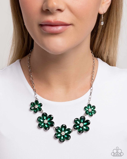 Whimsical Way - Green - Paparazzi Necklace Image