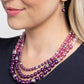 Ombré Ornament - Purple - Paparazzi Necklace Image