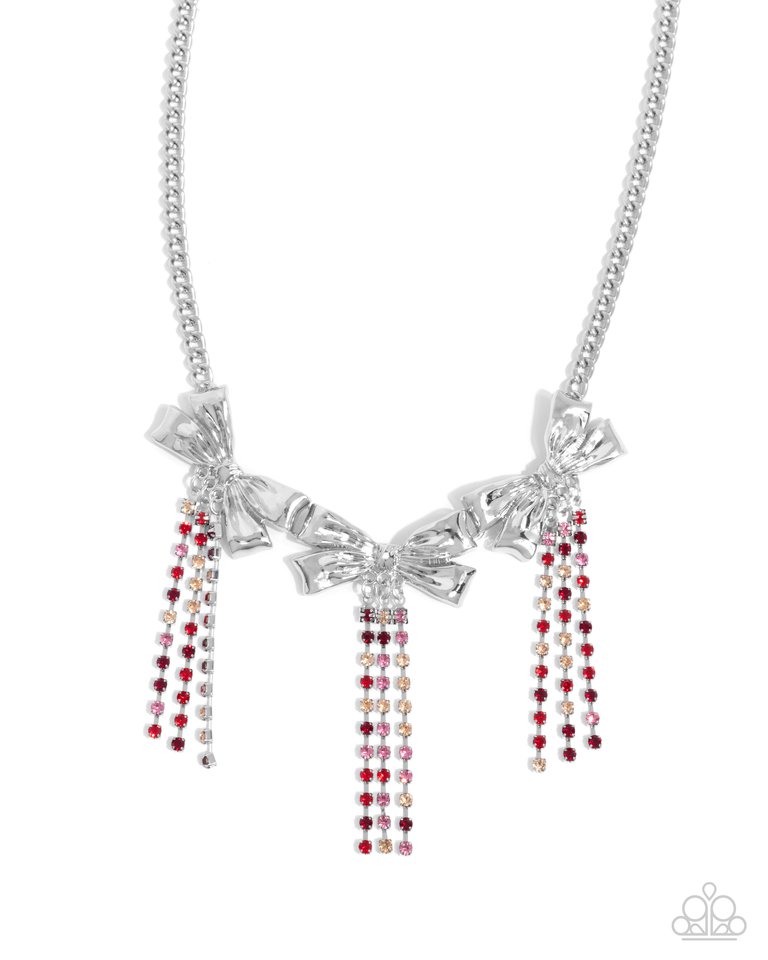 Victorian Influence - Red - Paparazzi Necklace Image