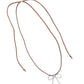 Bolo Bow - Brown - Paparazzi Necklace Image