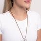 Bolo Bow - Brown - Paparazzi Necklace Image