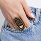 Southwestern Sketch - Brass - Paparazzi Ring Image