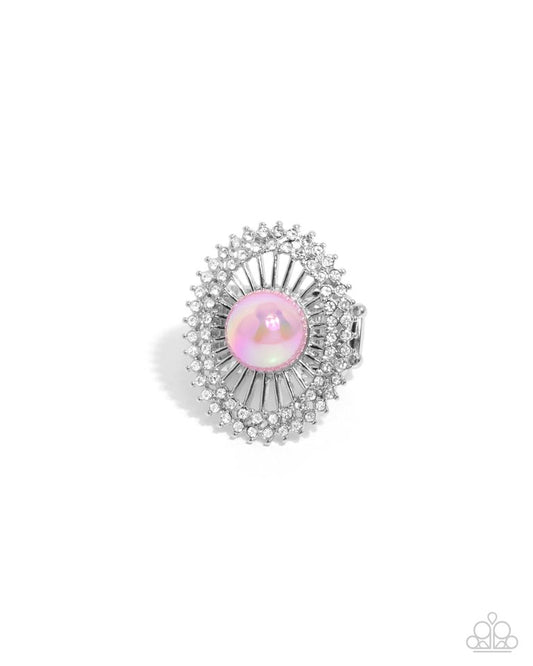 Ornamental Outline - Pink - Paparazzi Ring Image