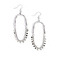 Forever Fringe - Silver - Paparazzi Earring Image