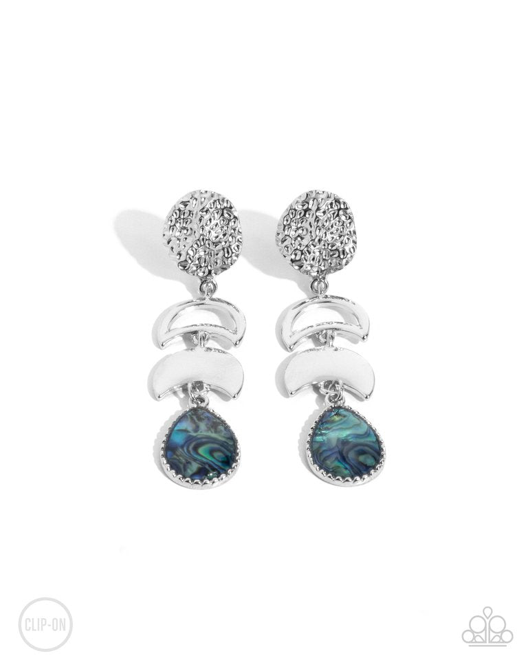 Celestial Character - Blue - Paparazzi Earring Image