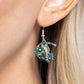 Fancy Free Fish - Green - Paparazzi Earring Image